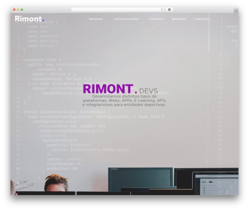 Softek WordPress theme - rimont.com