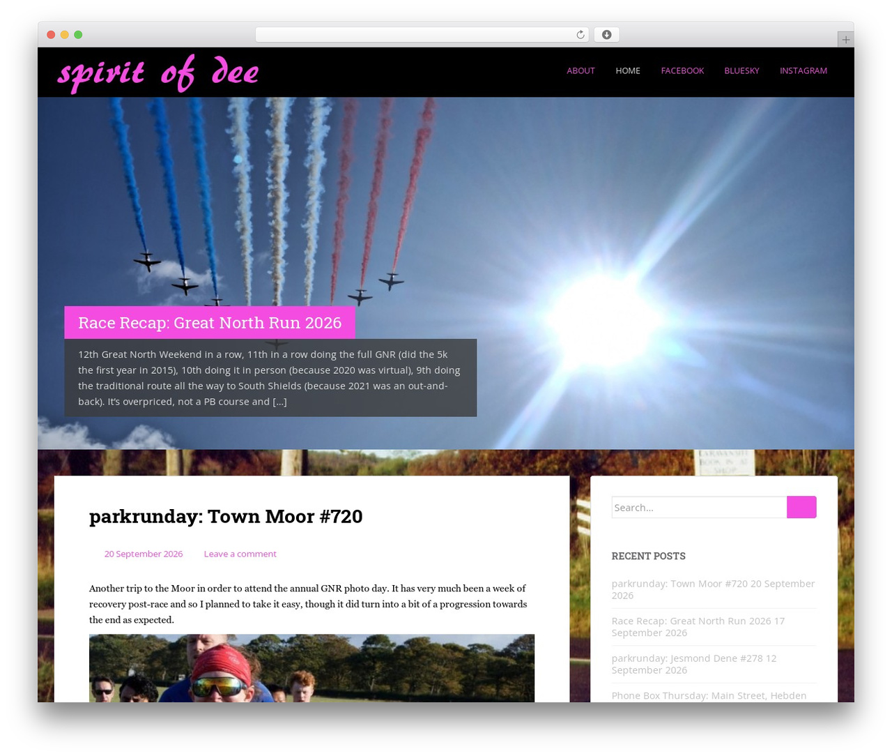 Sparkling theme WordPress - spiritofdee.com