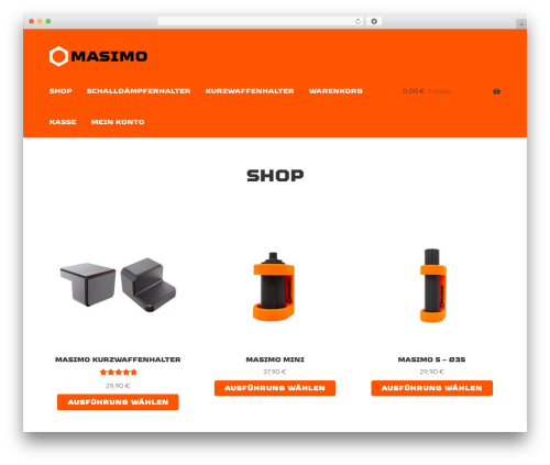 Theme customisations WordPress plugin - masimo-shop.com
