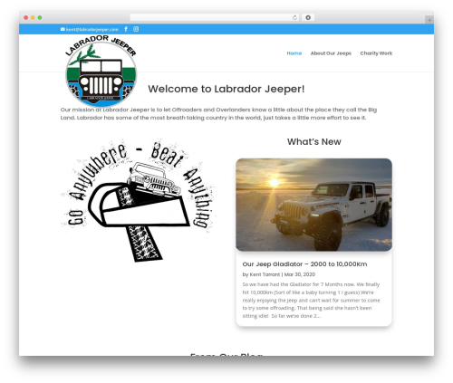 Theme WordPress Divi - labradorjeeper.com