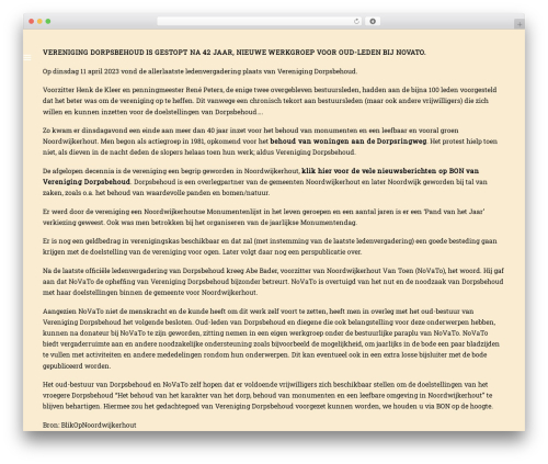Builder woocommerce WordPress plugin - dorpsbehoud.nl
