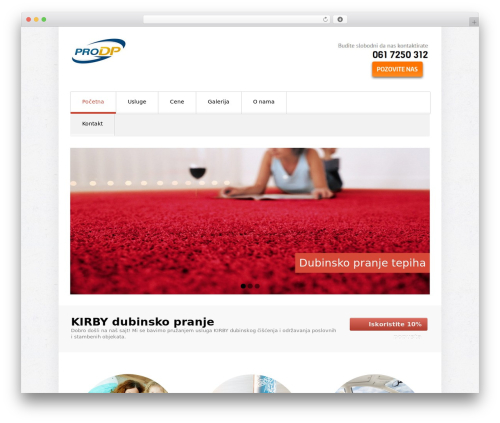 WordPress theme Quickess Corporate WordPress Theme - kirbyciscenje.com