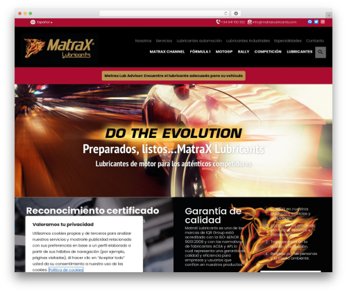 WordPress theme Virtue - matraxlubricantes.com