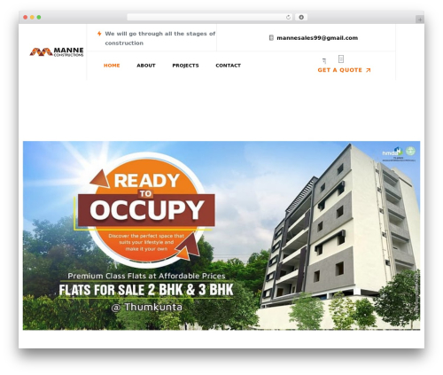 WP theme Elevate - manneconstructions.com