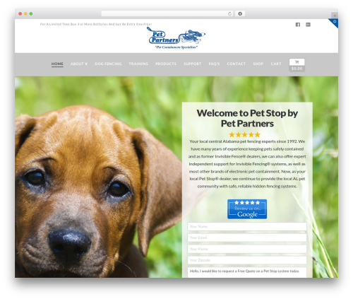 Ps leads WordPress plugin - petpartnersdogfence.com
