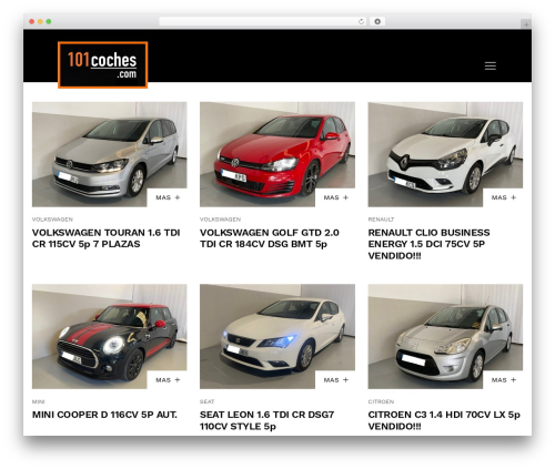 Baroque addons WordPress plugin - 101coches.com