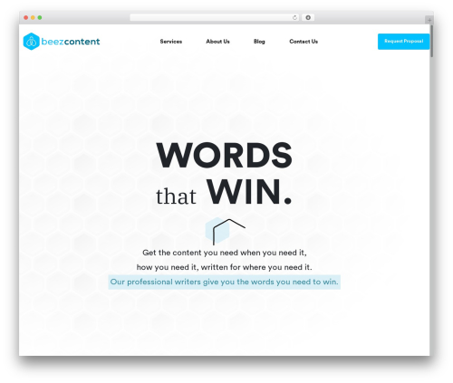 beezcontent WordPress theme - beezcontent.com