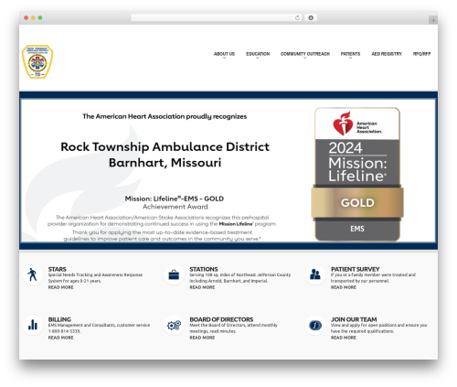 cherry theme WordPress - rocktownship.com