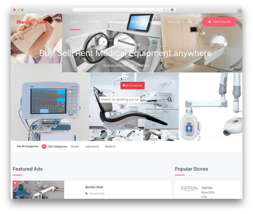Classified listing toolkits WordPress plugin - medicrelove.com