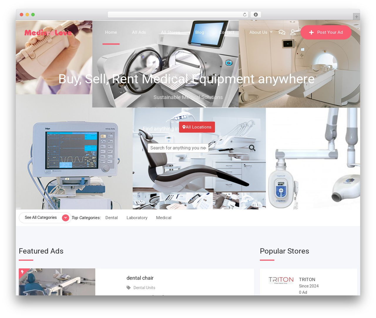 Classima WP theme - medicrelove.com Classima WP theme - medicrelove.com