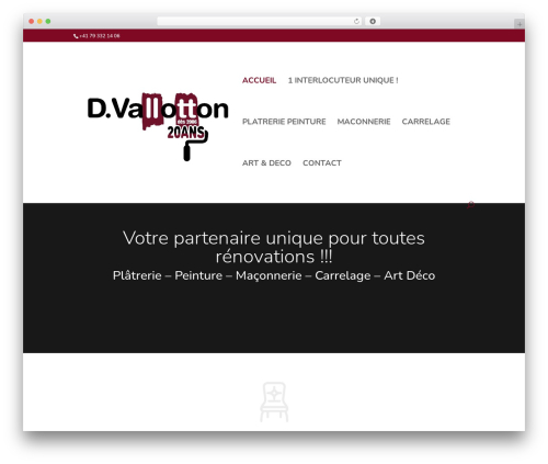Divi theme WordPress - davidvallotton.ch