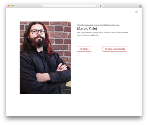 Divi WordPress theme - marekfirlej.de