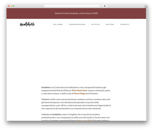 Hazel WordPress theme - avalokita.it