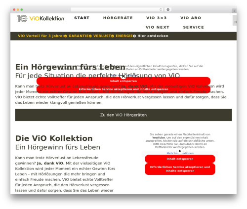 Ultimate cursor WordPress plugin - vio-kollektion.de