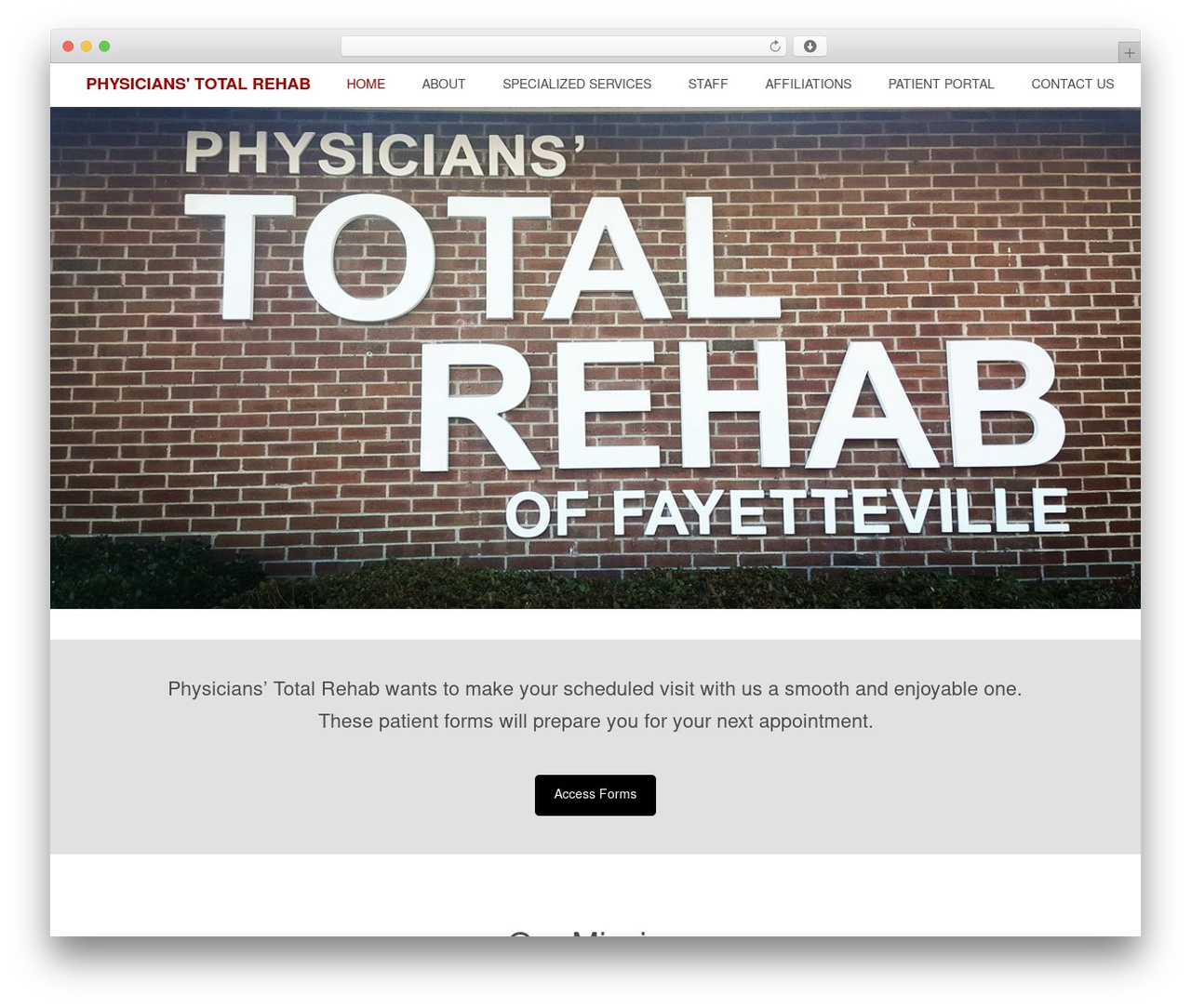 Lambda best WordPress theme - physicianstotalrehab.com