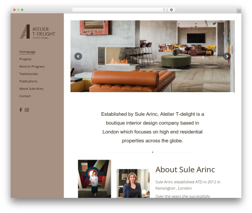 WordPress theme Assemble - ateliert-delight.com