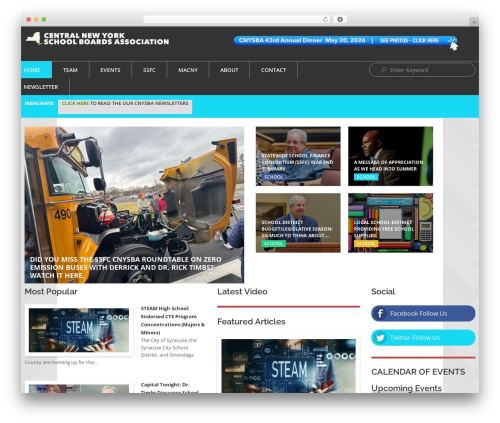 WordPress website theme cherry - cnysba.org