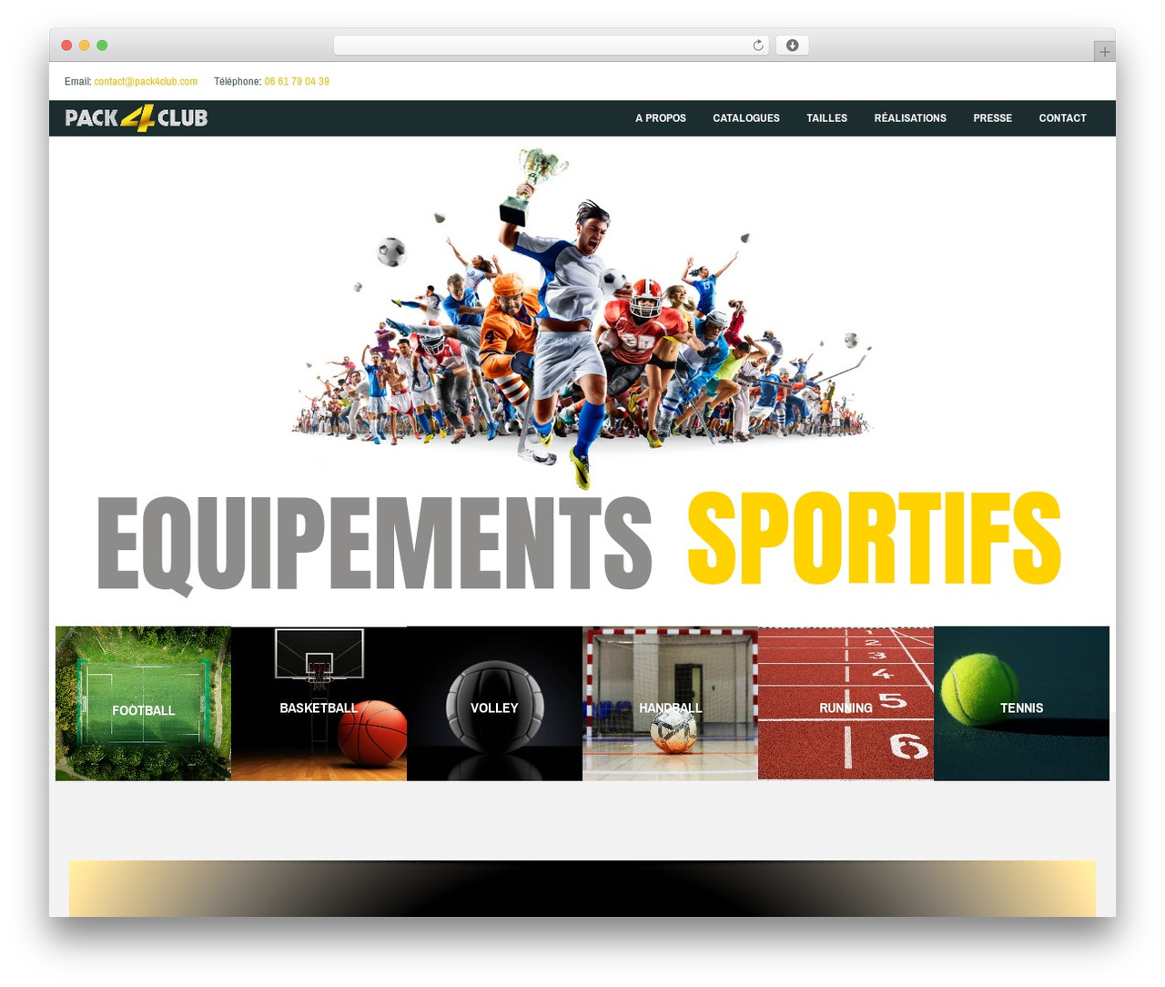 WR Nitro WordPress theme - pack4club.com
