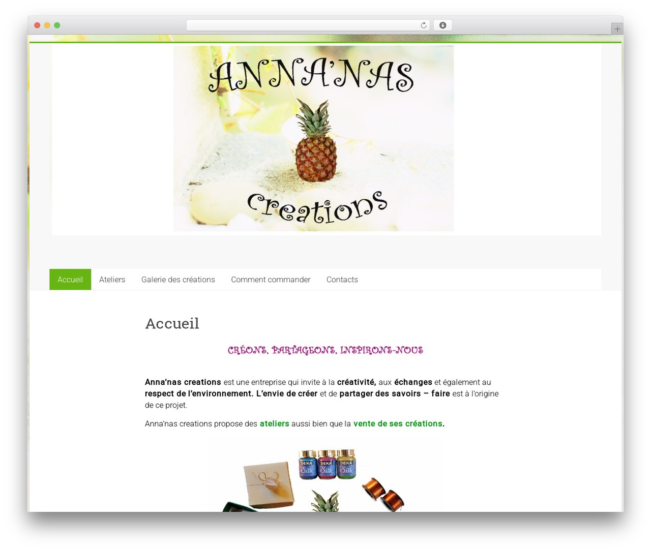 Accelerate WordPress theme - annanas-creations.com Accelerate WordPress theme - annanas-creations.com
