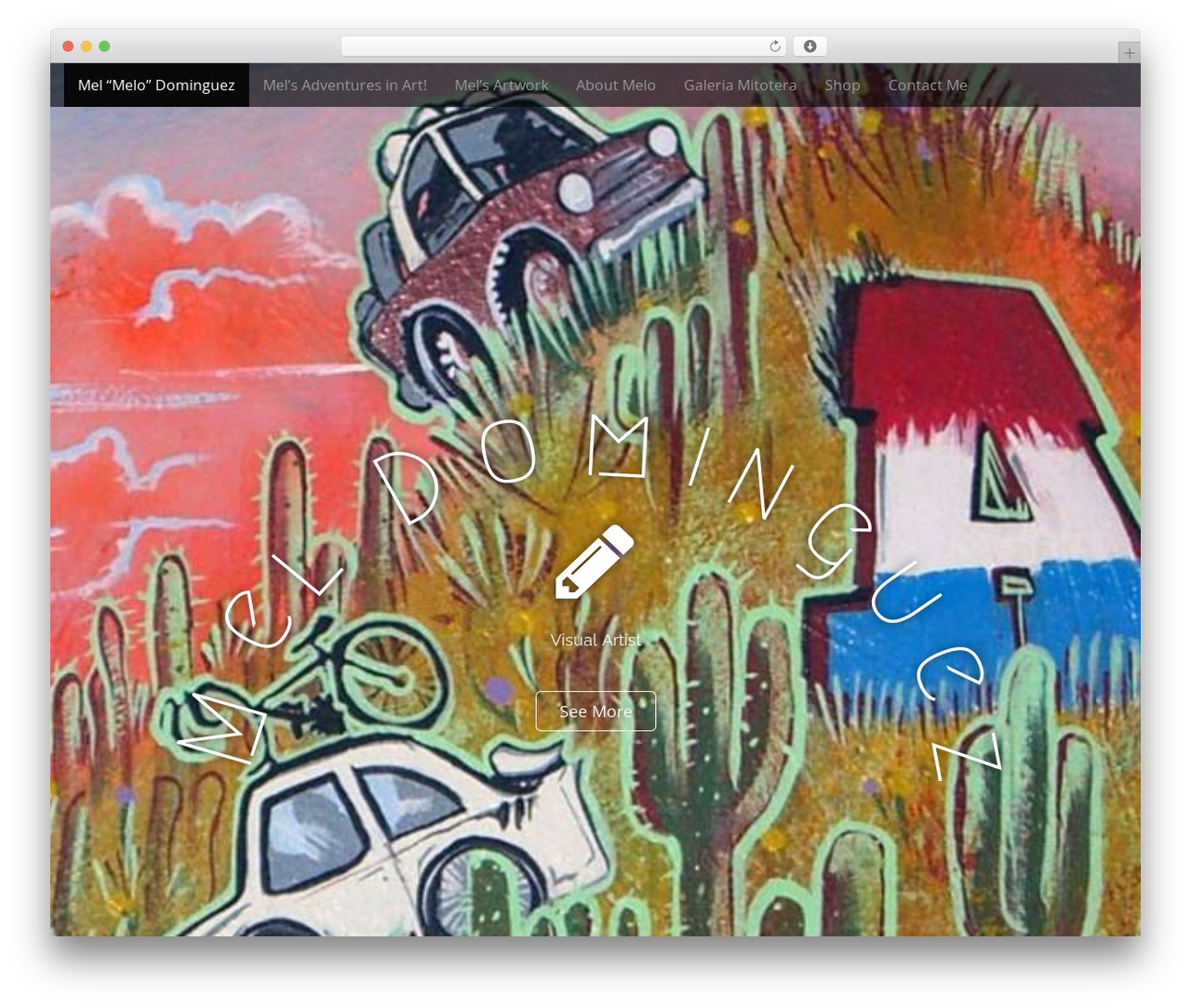 Arcade Basic WordPress theme - melodominguez.com