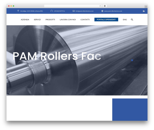 AVXBuilder top WordPress theme - pamrollersfactory.com