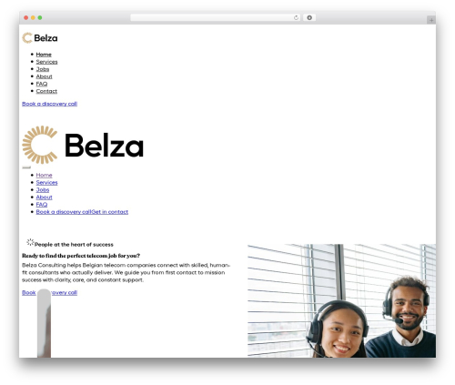 Timetics WordPress plugin - belzaconsulting.be