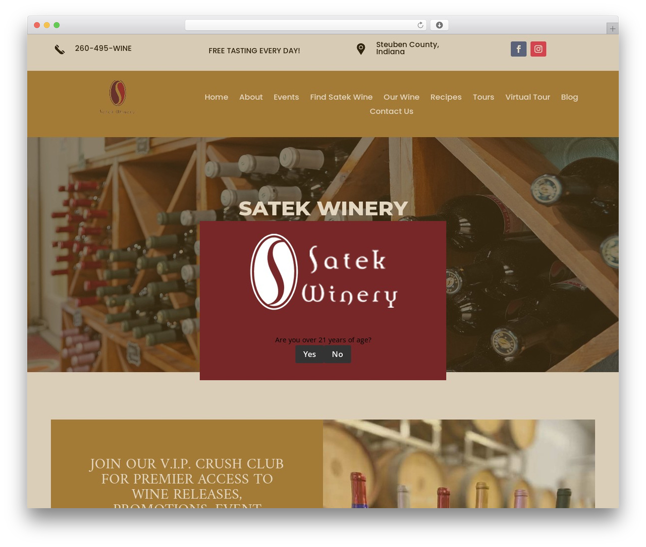 Divi WordPress theme - satekwinery.com Divi WordPress theme - satekwinery.com