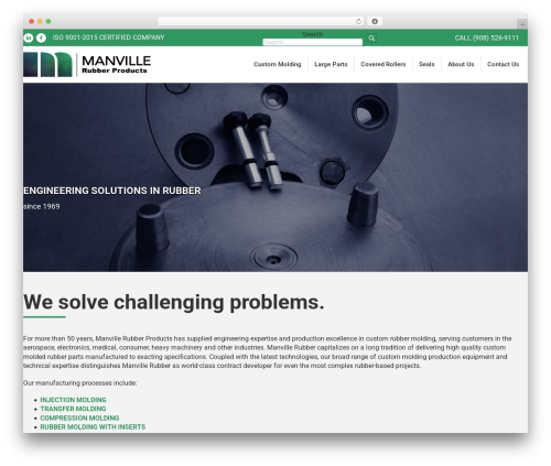 Theme WordPress Beaver Builder Theme - manvillerubber.com