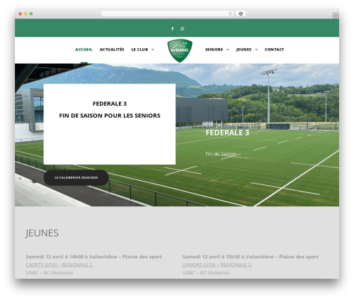 Theme WordPress BigSlam - rugby-bellegarde.com
