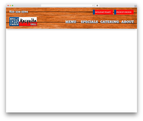 Wp menu cart pro WordPress plugin - texasmesquitegrill.com