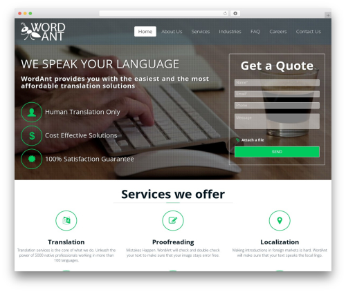 Yit testimonial WordPress plugin - wordant.com
