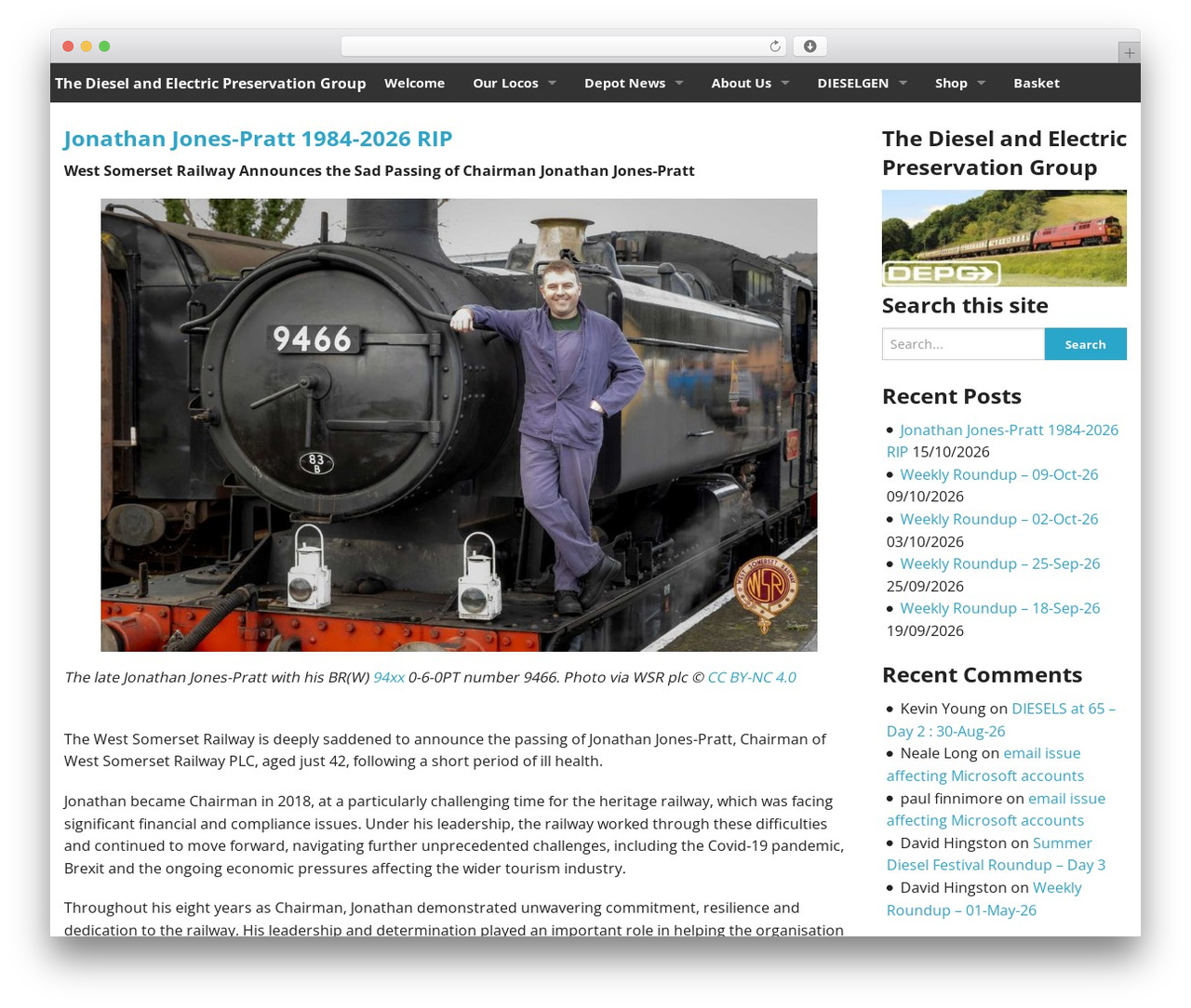 Codon best WordPress theme - depg.org