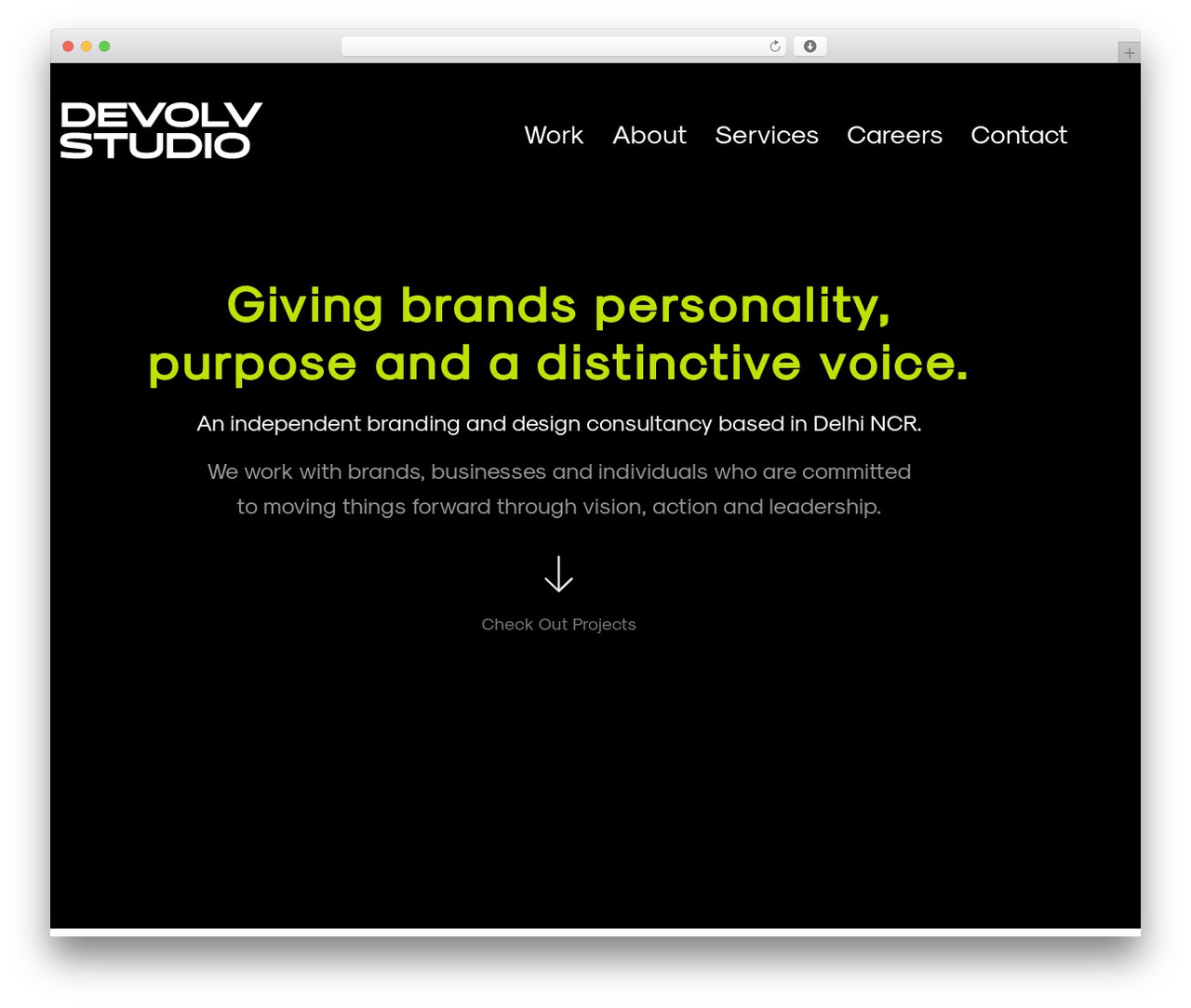 Devolv Studio WordPress theme - devolvstudio.com