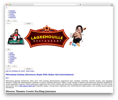 Elated WordPress theme - lagrenouillerestaurant.com Elated WordPress theme - lagrenouillerestaurant.com