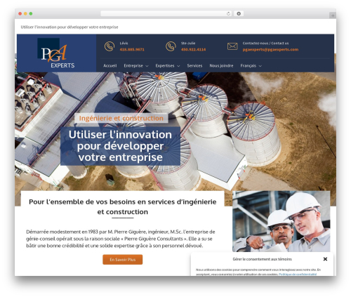 Grade WordPress theme - pgaexperts.com