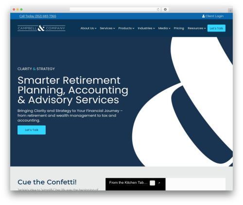 Impact HTML5-Bootstrap4 WP theme - mycampbellandco.com