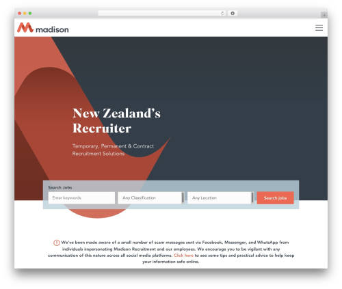 Madison Theme theme WordPress - madison.co.nz