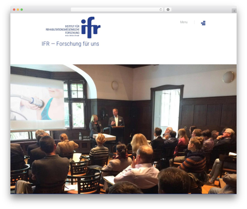 Nerduck WordPress theme - ifr-ulm.de