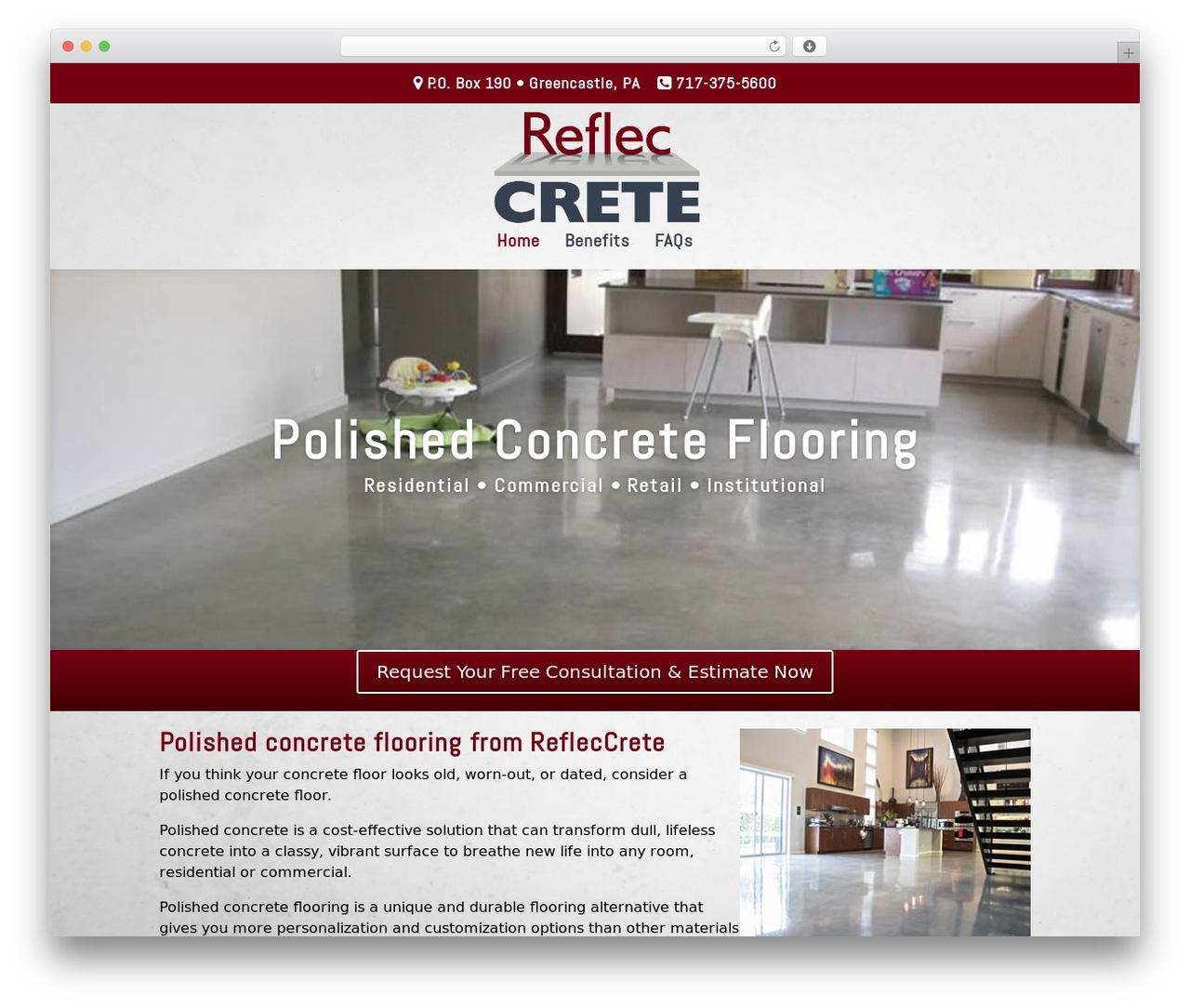 Theme WordPress Divi - refleccreteconcretefloorpolishing.com