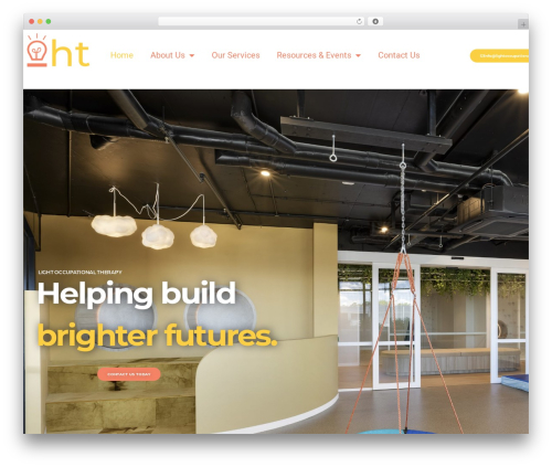 UnityPress WP theme - lightoccupationaltherapy.com