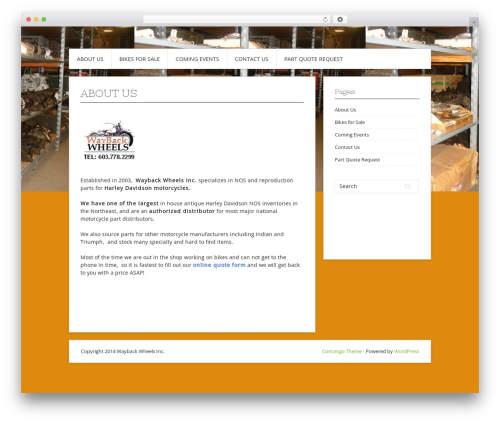 Contango WordPress theme design - waybackwheels.com Contango WordPress theme design - waybackwheels.com