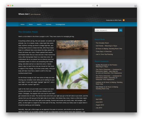 deCoder WordPress theme - whereami.org