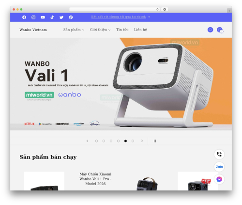 DEV ZEKVN WordPress theme - wanbo.vn
