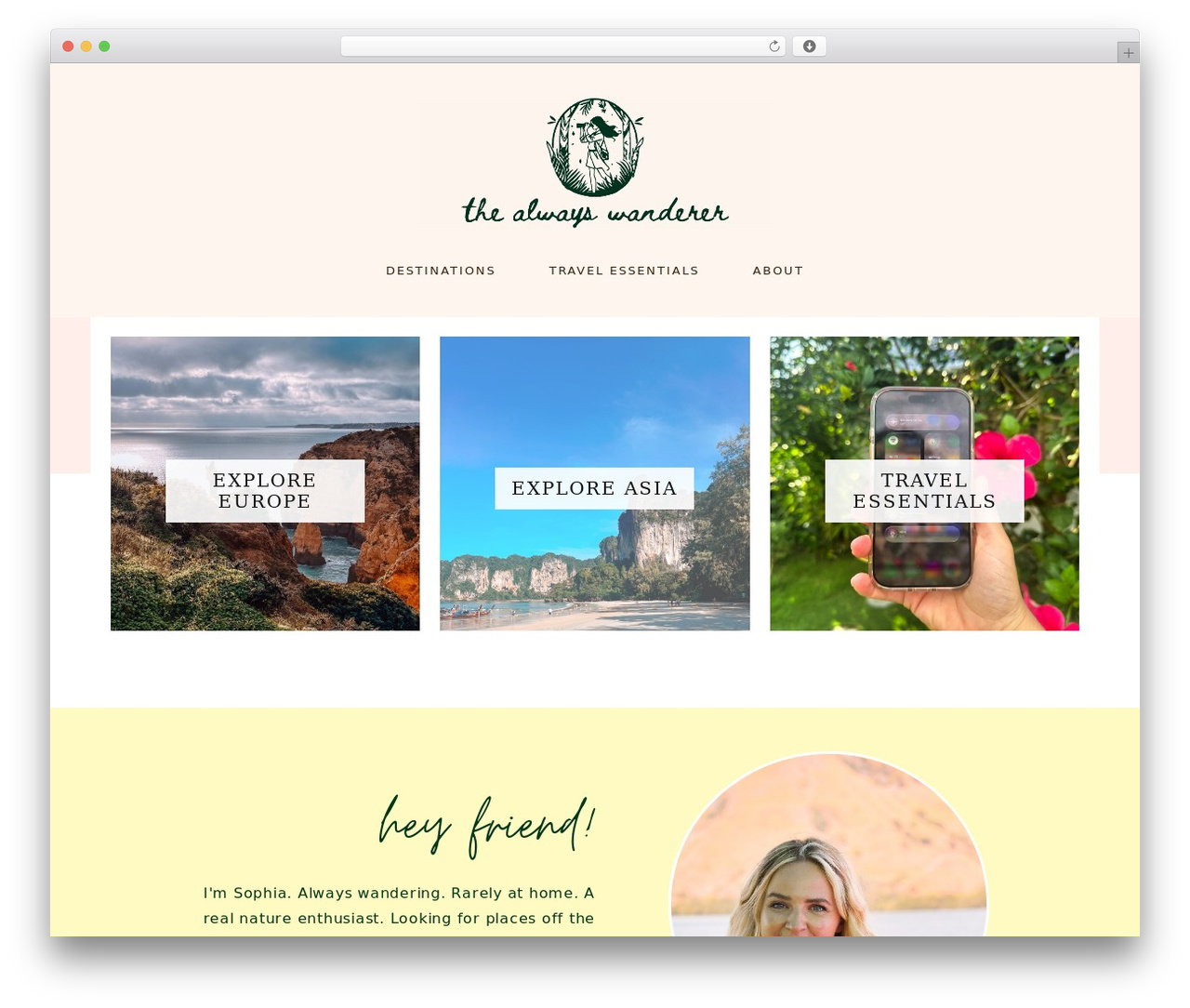 Genesis WordPress theme - thealwayswanderer.com Genesis WordPress theme - thealwayswanderer.com