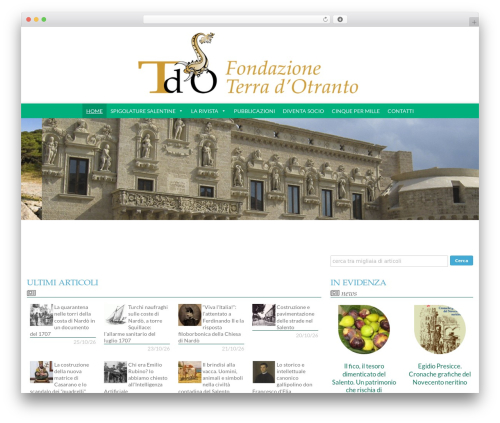 Headway Base WordPress theme - fondazioneterradotranto.it