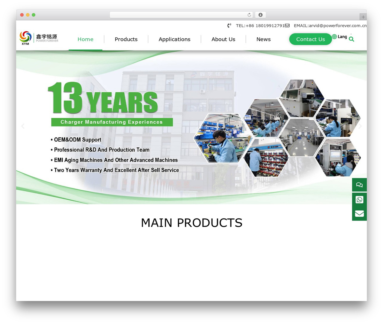 Hello Elementor WordPress theme - www.powerforevercharger.com