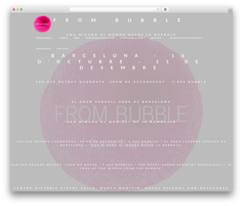 Incanto WordPress theme - frombubble.com