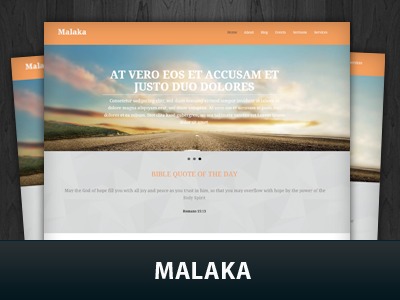 Malaka WordPress theme by Fabthemes.com