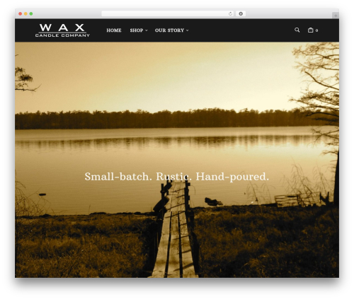 Mr. Tailor WordPress theme for business - waxcandlecompany.com