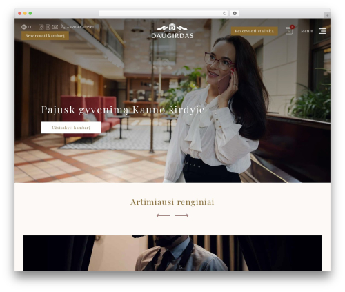 Oxy theme WordPress - daugirdas.lt
